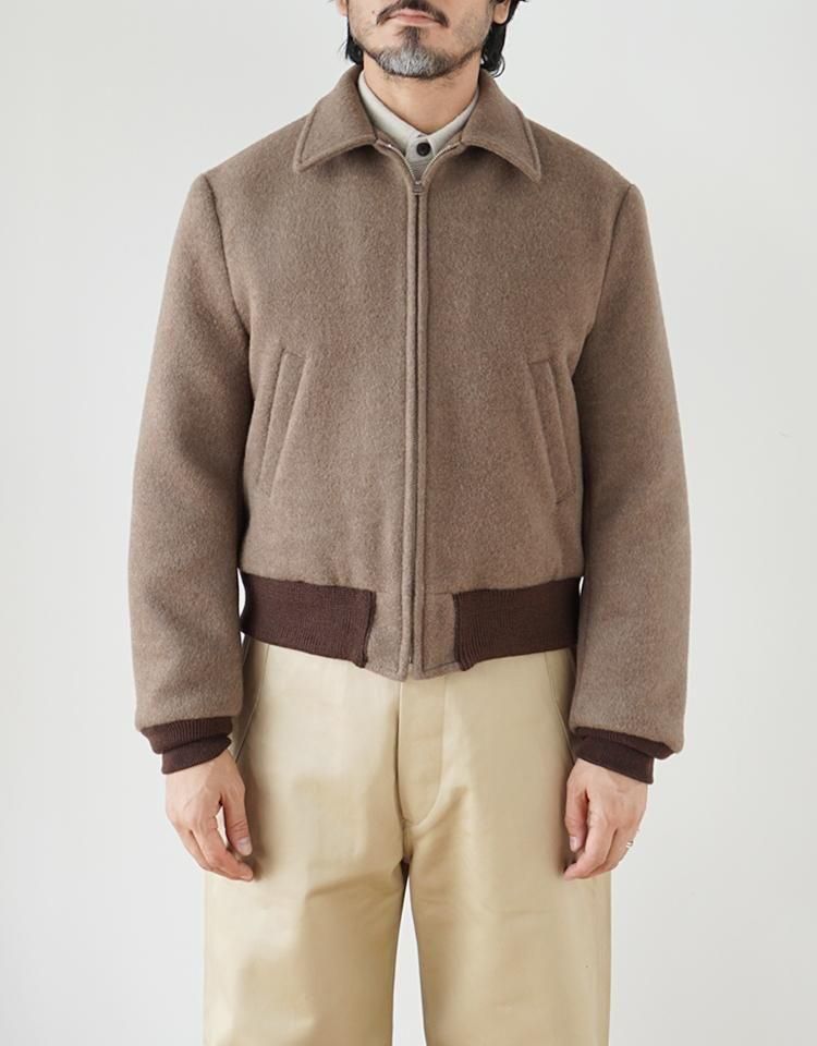 Taiga Takahashi knit sports jacket サイズ40 Taiga Takahashi Lot.322 Sports Jacket MELANGE CHARCOAL