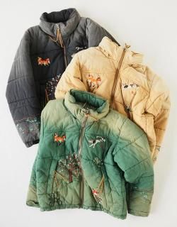 Vintage-effect puffer jacket
