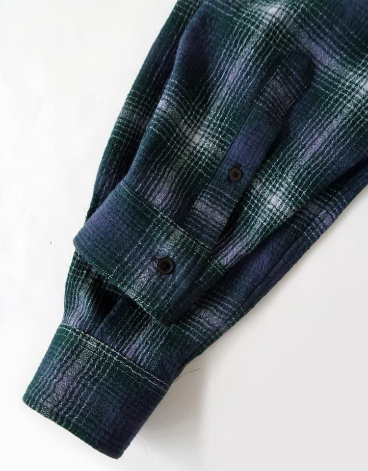 AURALEE】 AIRY WOOL CHECK SHIRT｜kink online shop