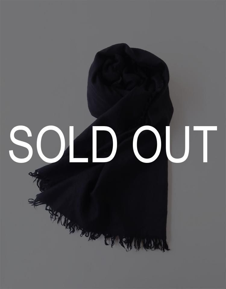 新品未使用　24aw COMOLI カシミヤシルク 製品染ストール COMOLI (コモリ) カシミヤシルク 製品染ストール