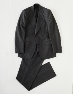 SINGLE-BREASTED SUIT - Wool Flannel