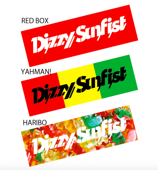 Dizzy Sunfist 防水ロゴステッカー バンドグッズ バンドtシャツ通販のsquidarmy