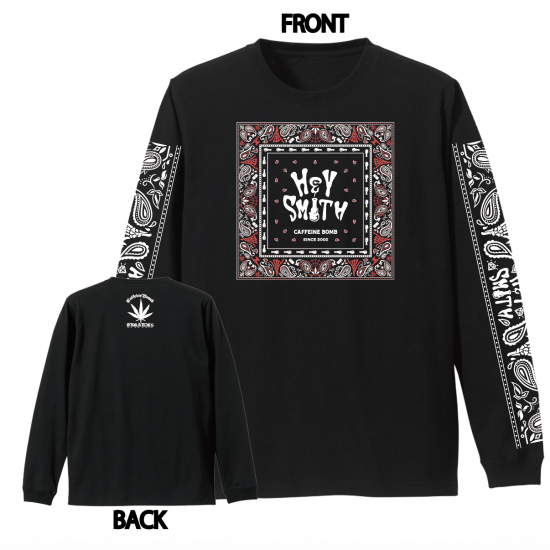 HEY-SMITH】ペイズリーロンT - CAFFEINE BOMB OFFICIAL ONLINE HEY-SMITH】ペイズリーロンT - CAFFEINE BOMB OFFICIAL ONLINE