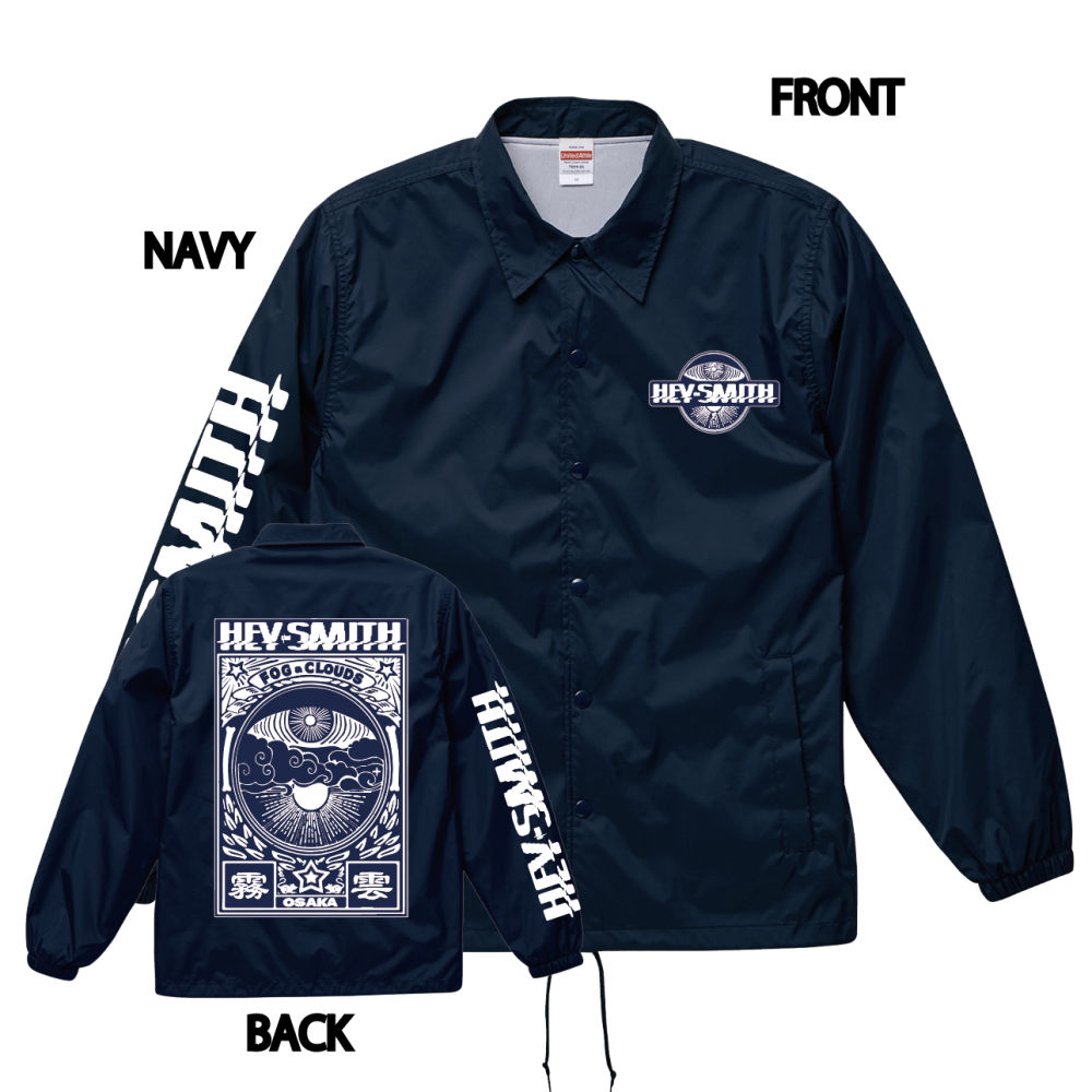【HEY-SMITH】Fog And Clouds Coach Jacket 