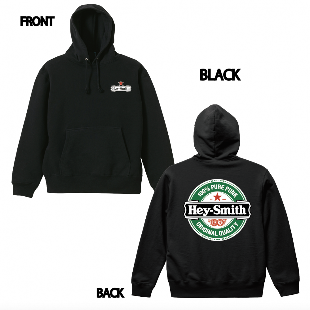 HEY-SMITH】HEYneken pullover hoodie - CAFFEINE BOMB OFFICIAL