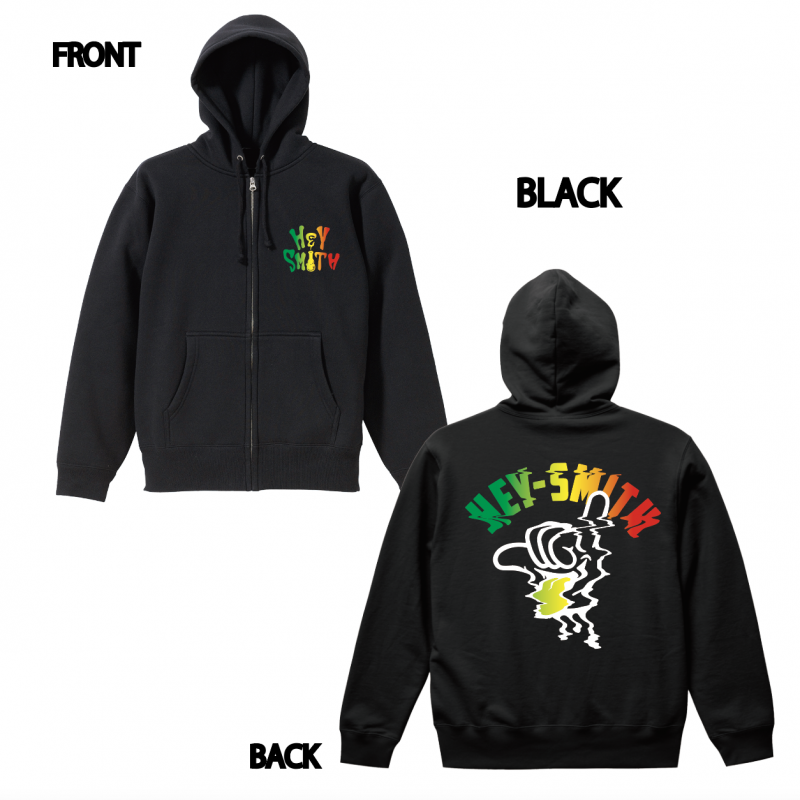 HEY-SMITH2021 LOGO zip-up hoodie