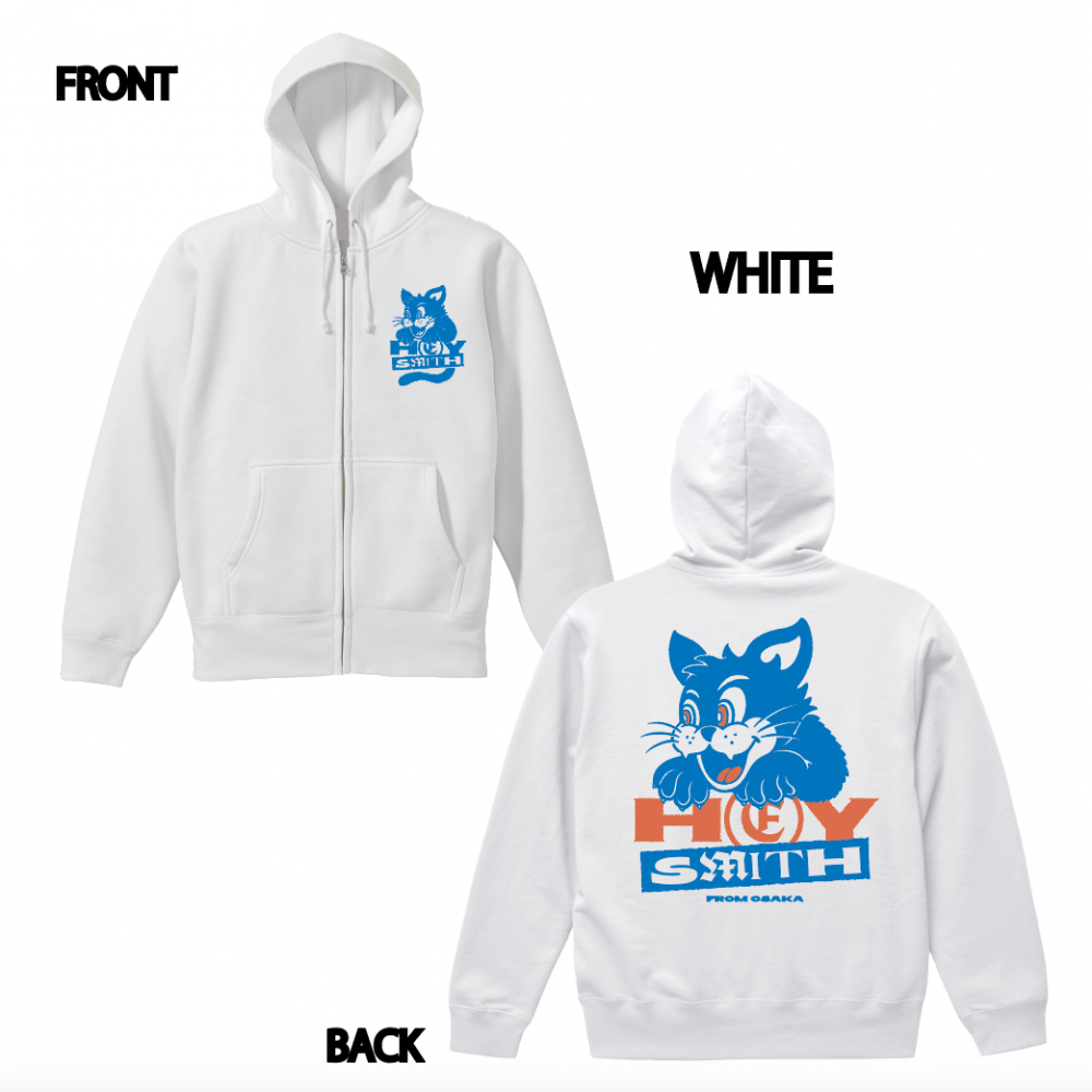 【HEY-SMITH】CAT zip-up hoodie 