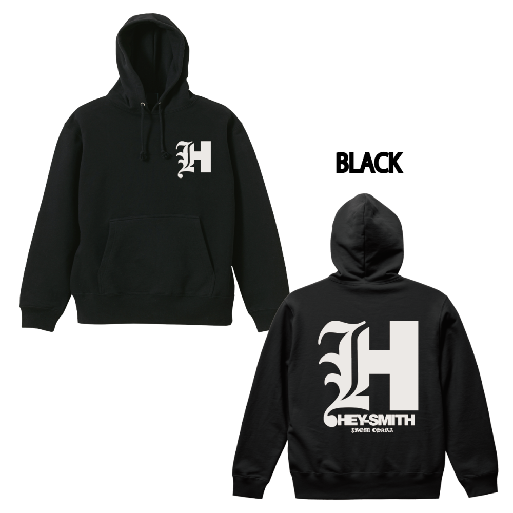 HEY-SMITH】BIG H LOGO pullover hoodie - CAFFEINE BOMB OFFICIAL 