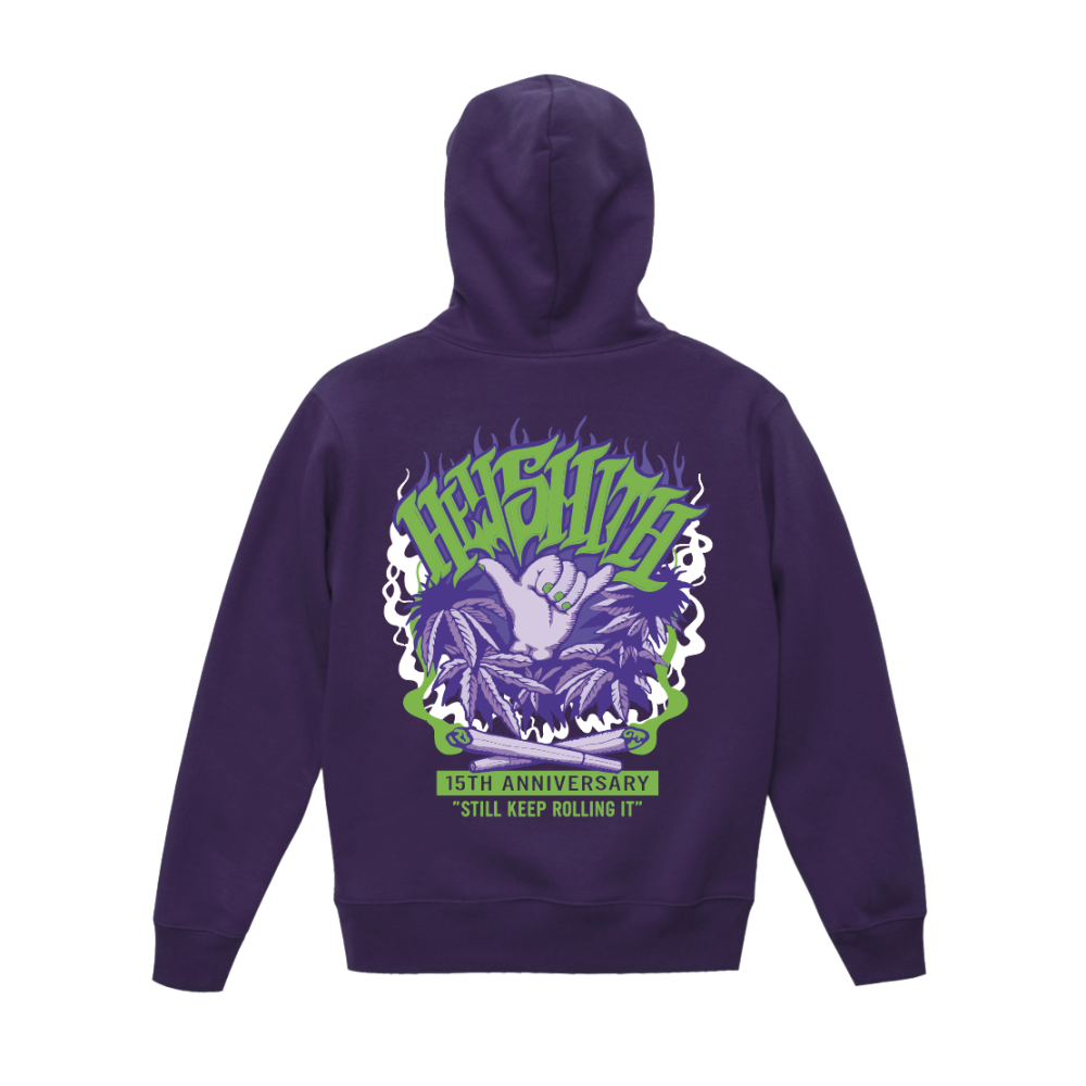 HEY-SMITH】GREEN-SHIT zip-up hoodie - CAFFEINE BOMB OFFICIAL 