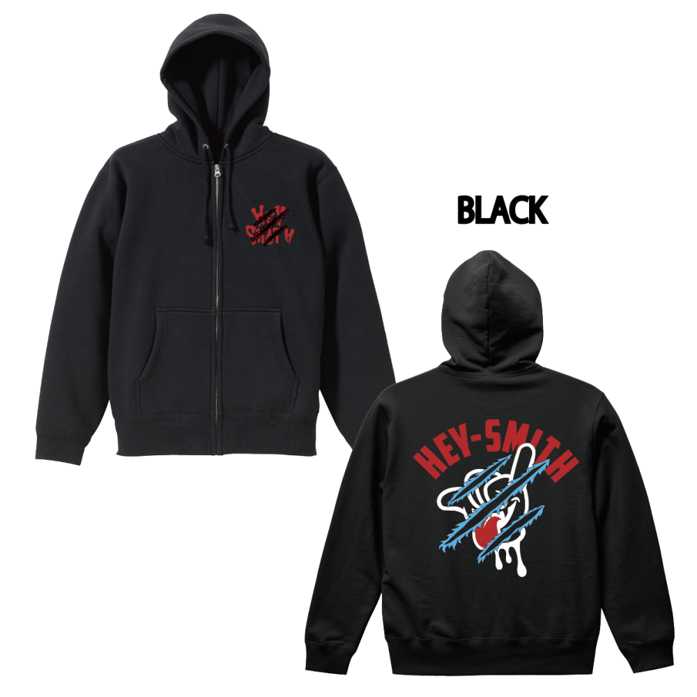 【HEY-SMITH】2022 LOGO zip-up hoodie
