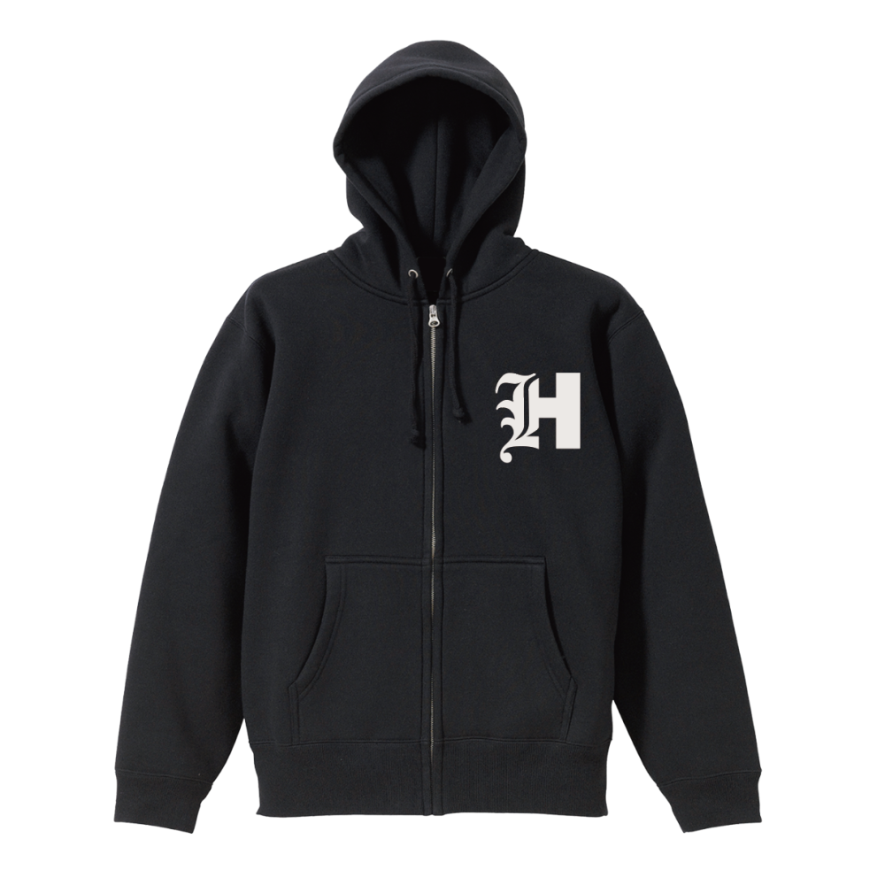 【HEY-SMITH】BIG H LOGO zip-up hoodie
