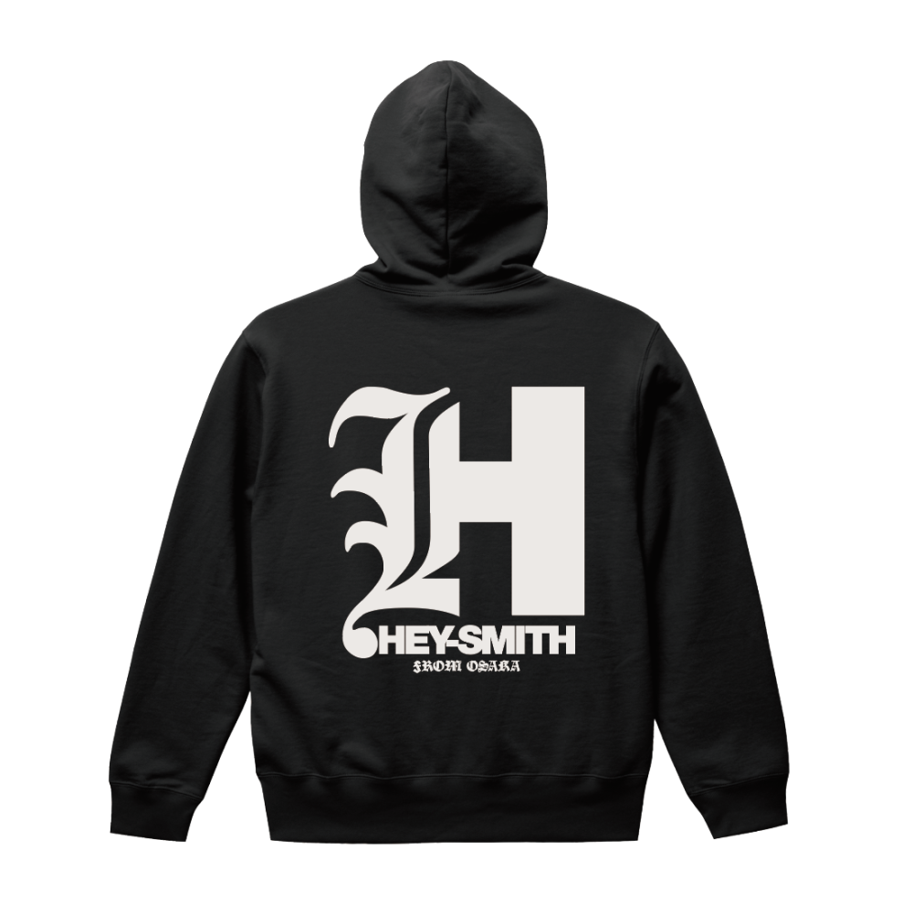【HEY-SMITH】BIG H LOGO zip-up hoodie ※受注生産