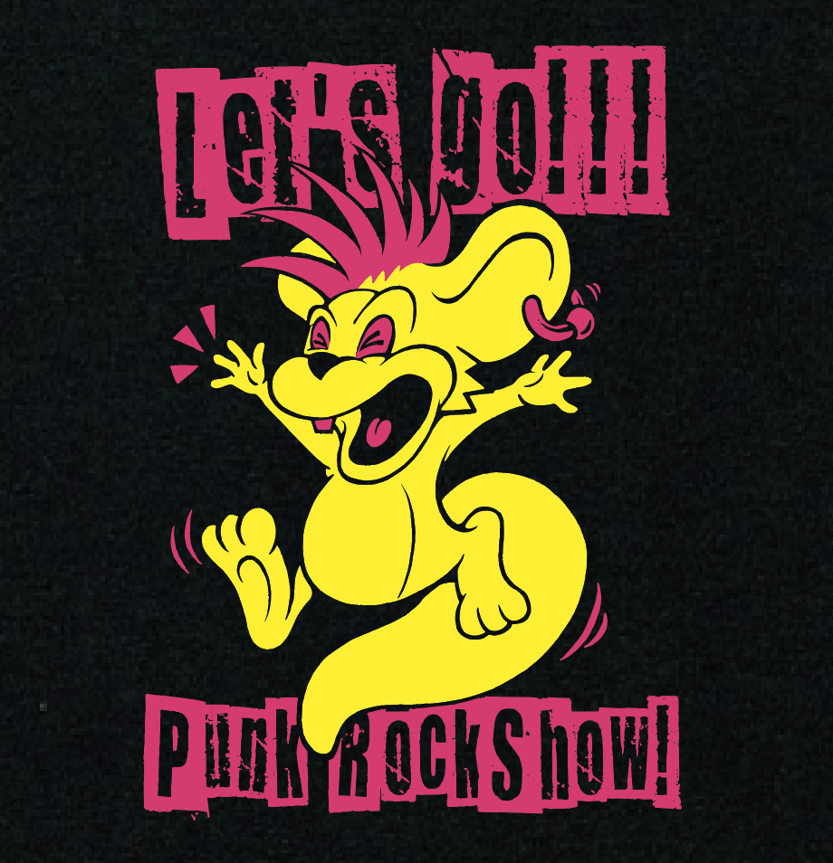 【CAFFEINE BOMB】Let's go punk rock show! T-shirts 【Type-A】