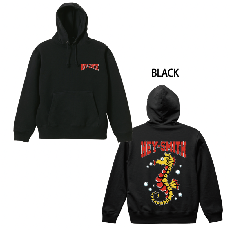 【HEY-SMITH】Sea horse Pullover Hoodie ※受注生産