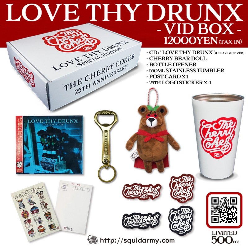 THE CHERRY COKE$LOVE THY DRUNX - VID LIMITED BOX(Very Important Drunx)-