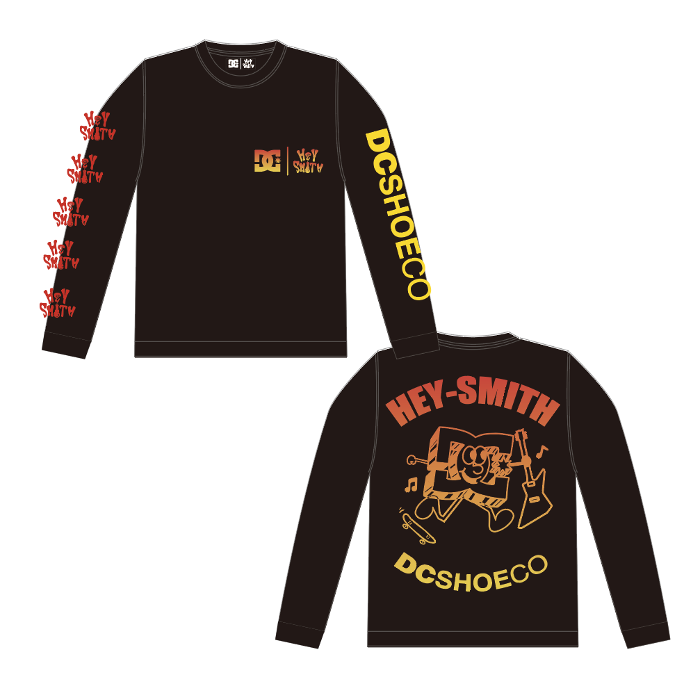 HEY-SMITH ロンT XXL HEY-SMITH】DC×HEY-SMITH PLAYTIMEロンT - CAFFEINE BOMB