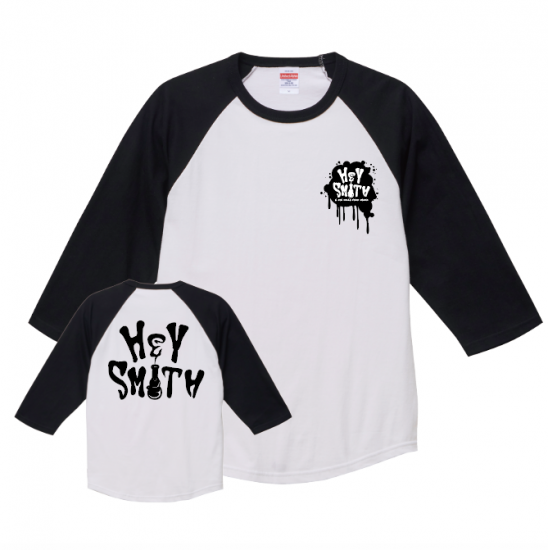HEY-SMITH ラグラン Tシャツ XL HEY-SMITH】LOGO ラグラン ※受注生産 - CAFFEINE BOMB OFFICIAL