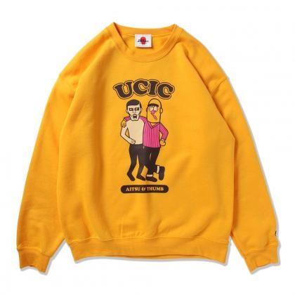 完売品 パンクドランカーズ おとぎトレーナー スウェット 昔ばなし Lサイズ PDS[アイツとサムトレーナー］YE - GKCY online SHOP