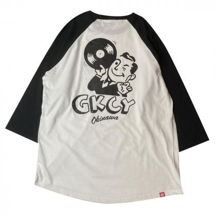 【最安値】 GKCY［My Recomend SHOP online GKCY - ラグラン3/4］WH トップス