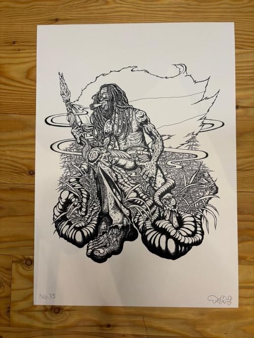 予約商品 : シルクスクリーンポスター（ラスタ） - zero