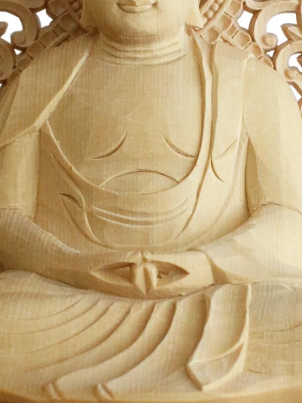 座弥陀】阿弥陀如来(桧)(本尊・仏像)|三善堂オンラインショップ 座弥陀】阿弥陀如来(桧)(本尊・仏像)|三善堂オンラインショップ
