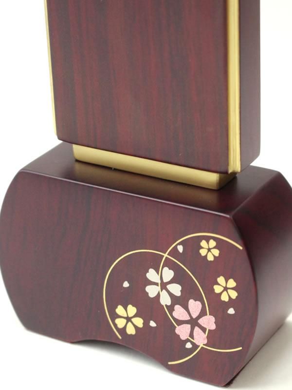 モダン位牌】優徳 心花（このか）ローズ（3.0寸～5.0寸） - 仏壇・仏具