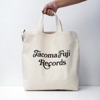 TACOMA FUJI RECORDS CURSIVE LOGO TOTE designed by Shuntaro Watanabe