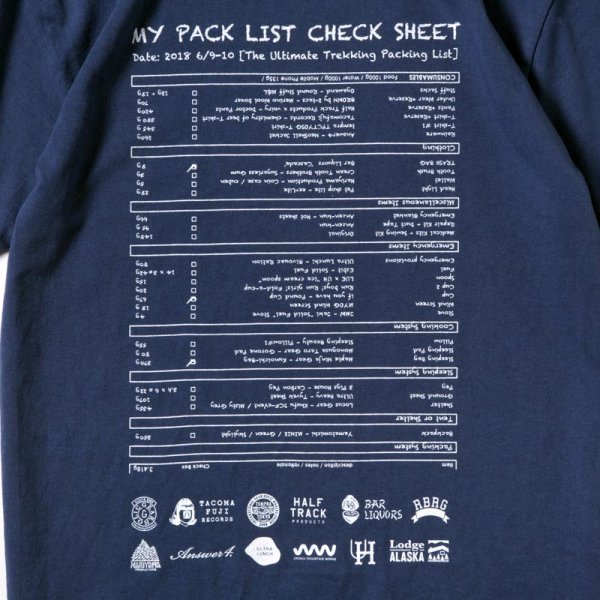 PACKLIST 2018 designed by Jerry UKAI - TACOMA FUJI RECORDS ONLINE STORE