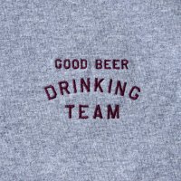 GOOD BEER DRINKING TEAM (embroidery ver.) designed by Shuntaro Watanabe