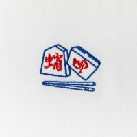 CHOPSTICKS CRISIS /PROOF OF THE MAN  LS shirt designed by Hiroki Niwa (KAKUOZAN LARDER)