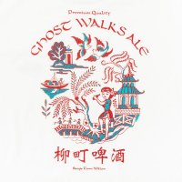 GHOST WALKS ALE LS shirt designed by Jerry UKAI