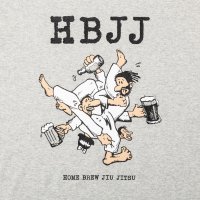 HBJJ aka HOME BREW JIU JITSU (LS) designed by Jerry UKAI