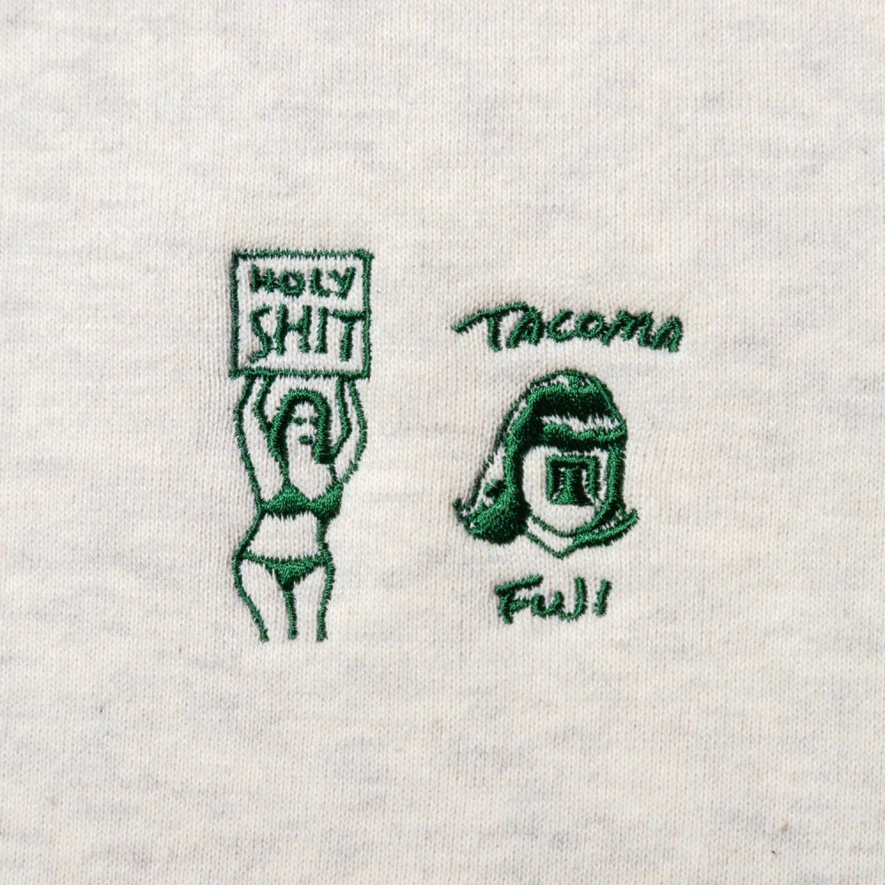 HOLY SHIT x TACOMA FUJI RAGLAN SLEEVE SWEATSHIRT LOGO designed by 