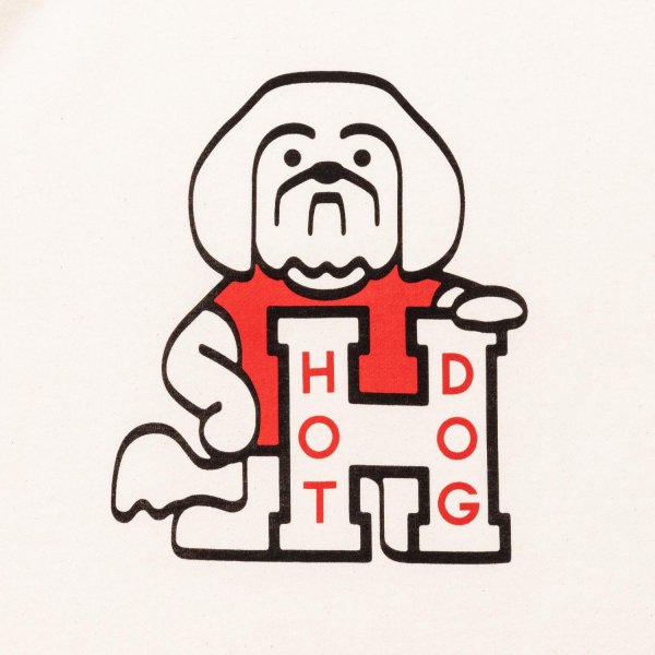 HOT DOG LOGO RAGLAN SLEEVE SWEATSHIRT designed by Hiroshi Iguchi