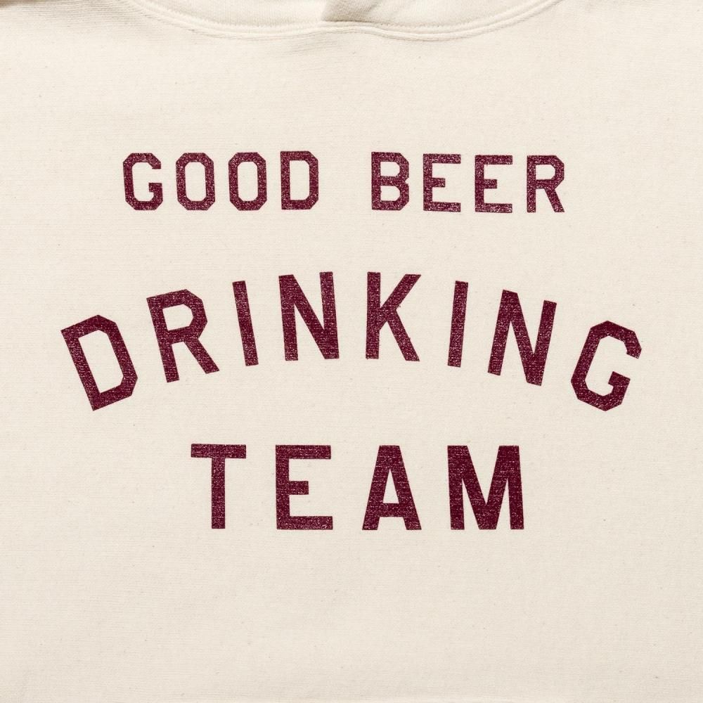 GOOD BEER DRINKING TEAM HOODIE design by Shuntaro Watanabe