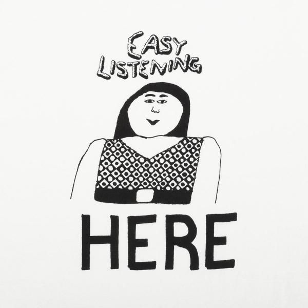 EASY LISTENING HERE Tee designed by Tomoo Gokita