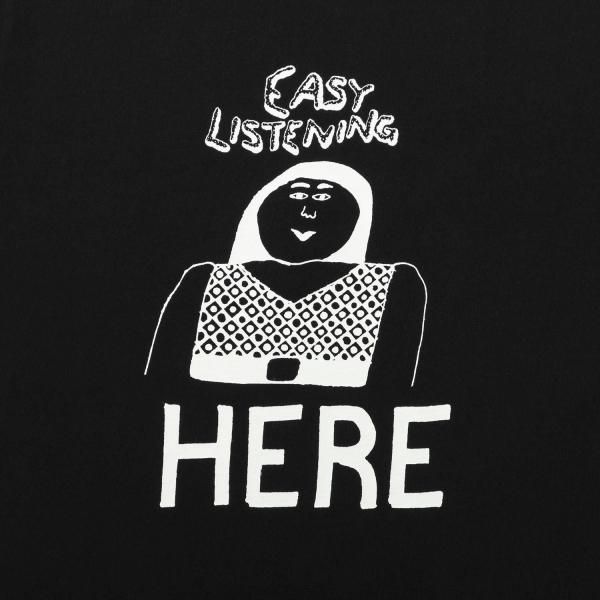 EASY LISTENING HERE Tee designed by Tomoo Gokita