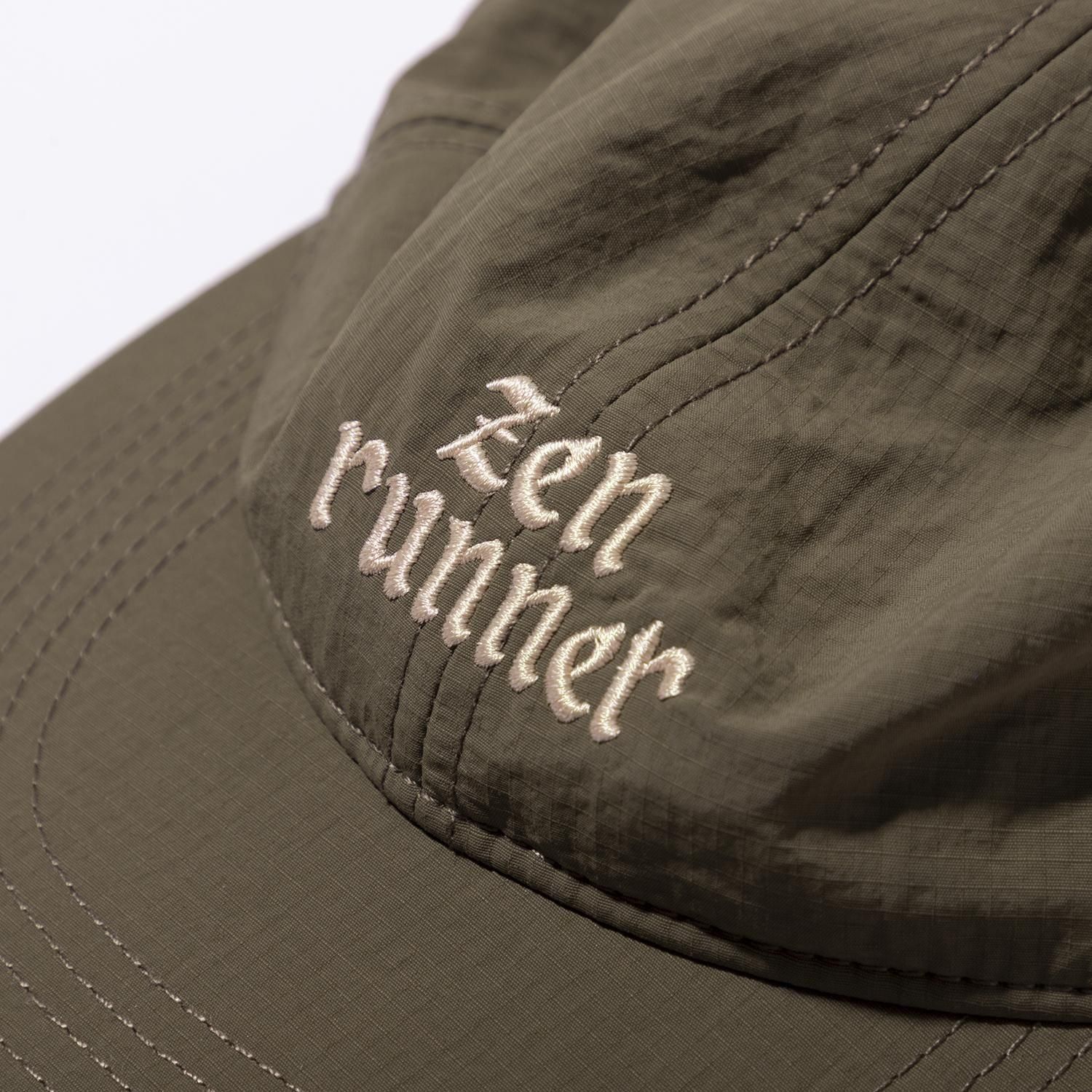 ZEN RUNNER CAP '25 オリーブ色 ZEN RUNNER CAP '25 designed by Jerry UKAI | TACOMA FUJI RECORDS