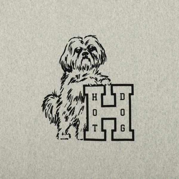 HOT DOG VINTAGE LOGO SWEATSHIRT designed by Hiroshi Iguchi
