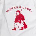 WORKS & LABO./Monsieur Musique Jardin Football Tee designed by Jerry UKAI