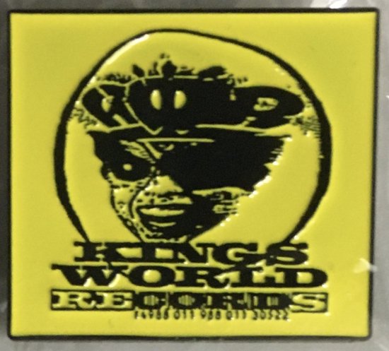 PINS】ピン・バッチ / Kings World Records（Yellow） - 70s 