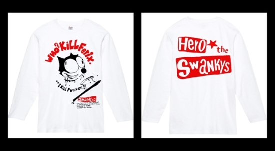 Long T-Shirts]】SWANKYS/WHO？KILL Ferix I KILL FUCKER.!!(Lサイズ) - 70s：  Seventies Records GARAGELAND