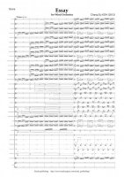 [Wind Orchestra]Essay for Wind Orchestra（Chang Su KOH）