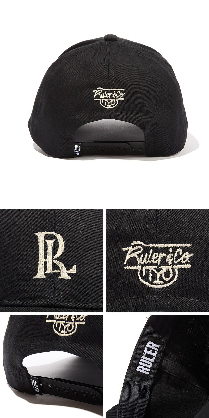 Ruler R.L. LOW PROFILE BBC ブラック キャップ R.L. LOW PROFILE BBC - RULER Official Online Shop.