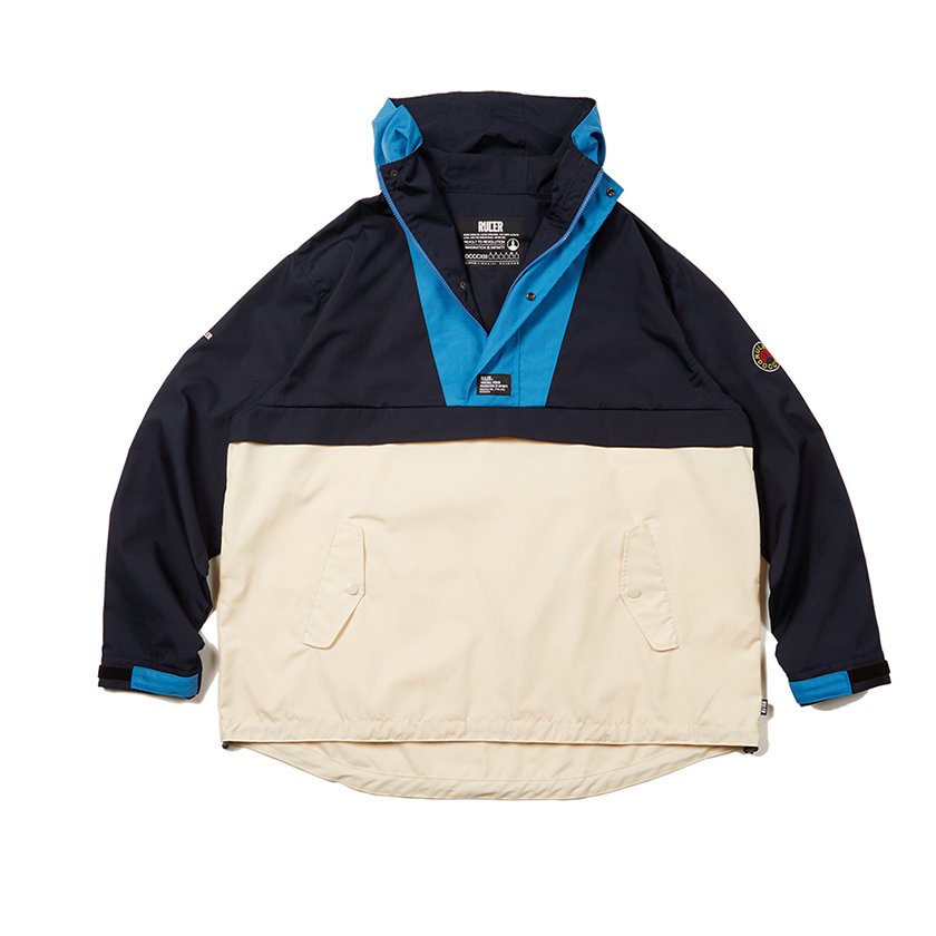 TRI-COLOR FAT ANORAK - RULER Official Online Shop.