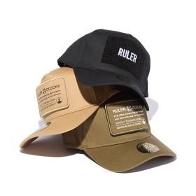 RULER ルーラー　CON MESH CAP ブラック RULER - CREEPY TRUCKER TWILL MESH CAP (BLACK, CHARCOAL) | SKANDA