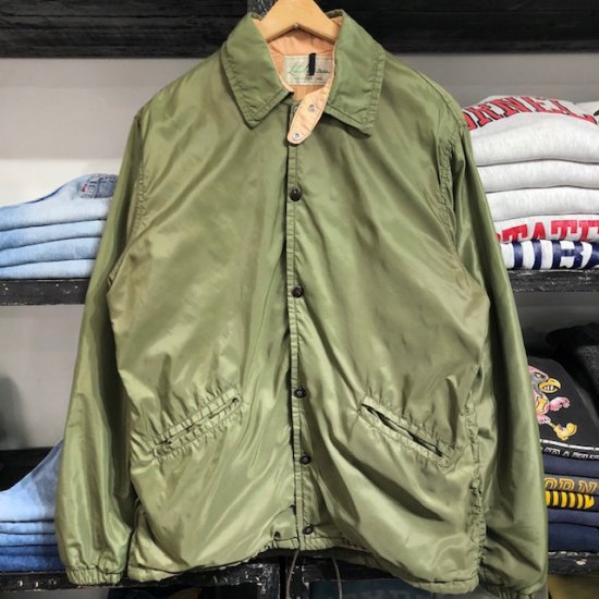 70's L.L.Bean coach jacket with cursive label - VINTAGE CLOTHES