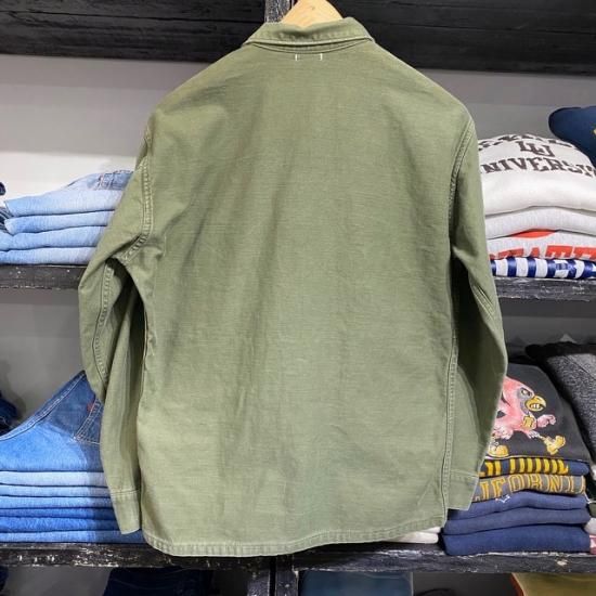50-60's USMC P-1958 Utility Shirt with stencil - VINTAGE