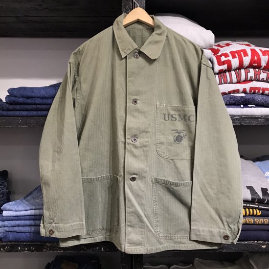 USMC【希少】【リメイク】40年代 USMC P-1941 HBT JACKET - ジャケット