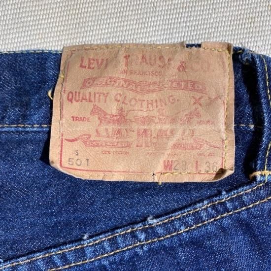Late 60's Levi's 501 bigE S-type waist single - VINTAGE Late 60's Levi's 501 bigE S-type waist single - VINTAGE